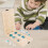 Set de Mancala en bois de pin, 22 x 13,5 x 3 cm 13