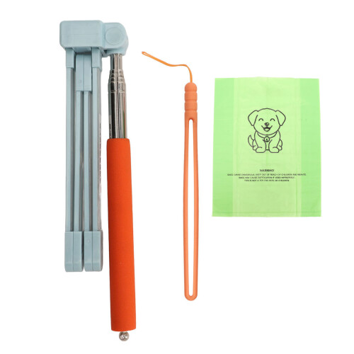 Faltbarer Hundekotfänger 15 kg 18-70 cm Silber 2