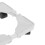 Support de plante sur roulettes avec base réglable pour usage intérieur et extérieur blanc 6