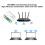 Scheda wireless RTL8852BE 1800Mbps Dual Band WiFi Bluetooth 6 Mini PCIe per Linux 4