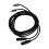 Cable dual XLR a dual AV de 9,8 pies macho a macho 12