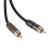Cable dual XLR a dual AV de 9,8 pies macho a macho 11