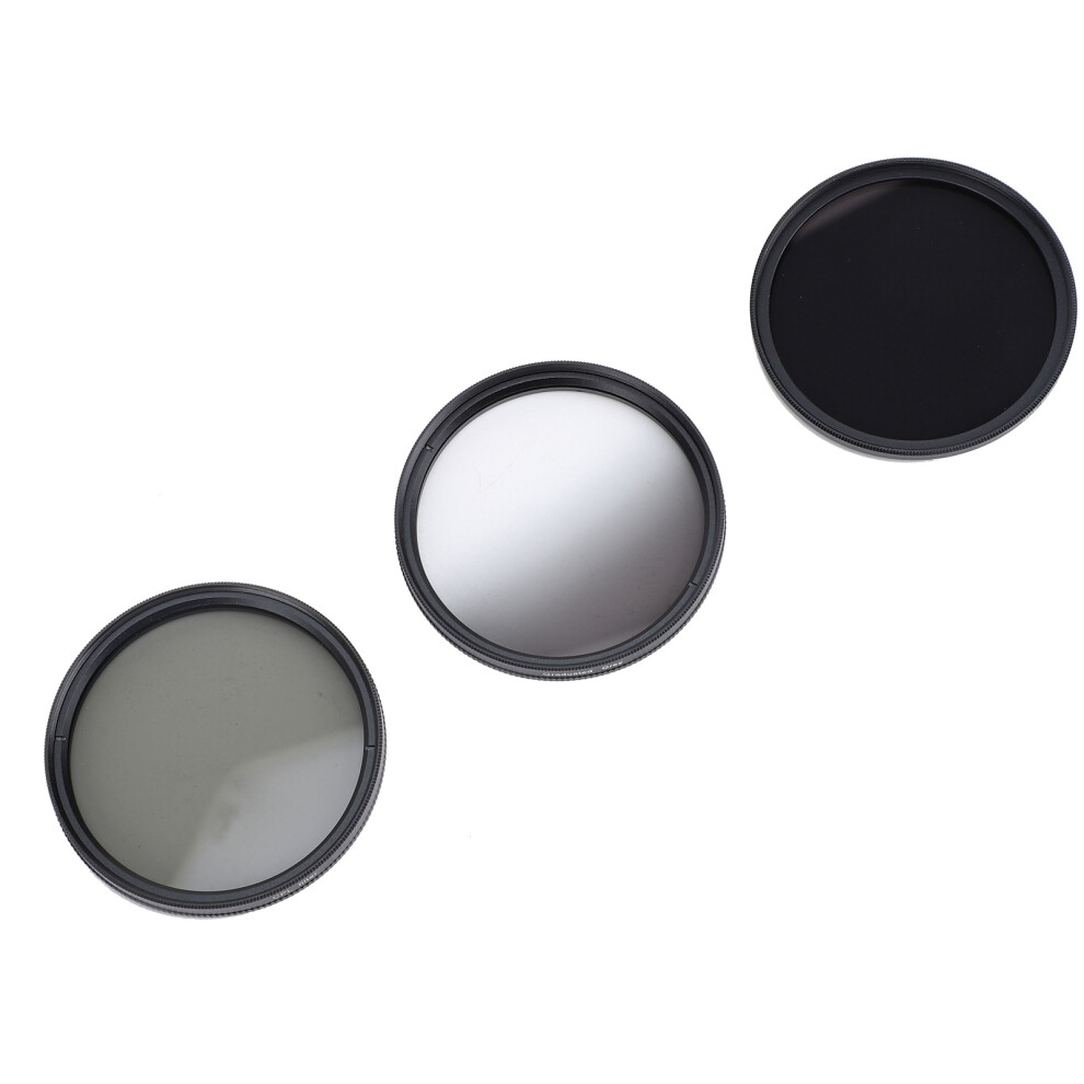 3-In-1 Camera Filter Kit 67Mm Nd8 Cpl Gnd Aluminum Glass 3441334137111