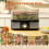 Homcom HOMCOM 5 Tier Food Dehydrator, 245W for Drying Fruit, Meat, Vegetable, Black 4