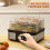 Homcom HOMCOM 5 Tier Food Dehydrator, 245W for Drying Fruit, Meat, Vegetable, Black 7