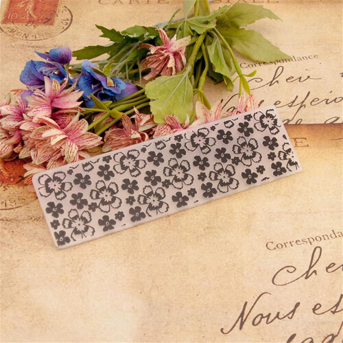 Embossed Plastic Plate Large Embossing Template Folder For Birthday Card Making And Scrapbooking Stencil Paper 1