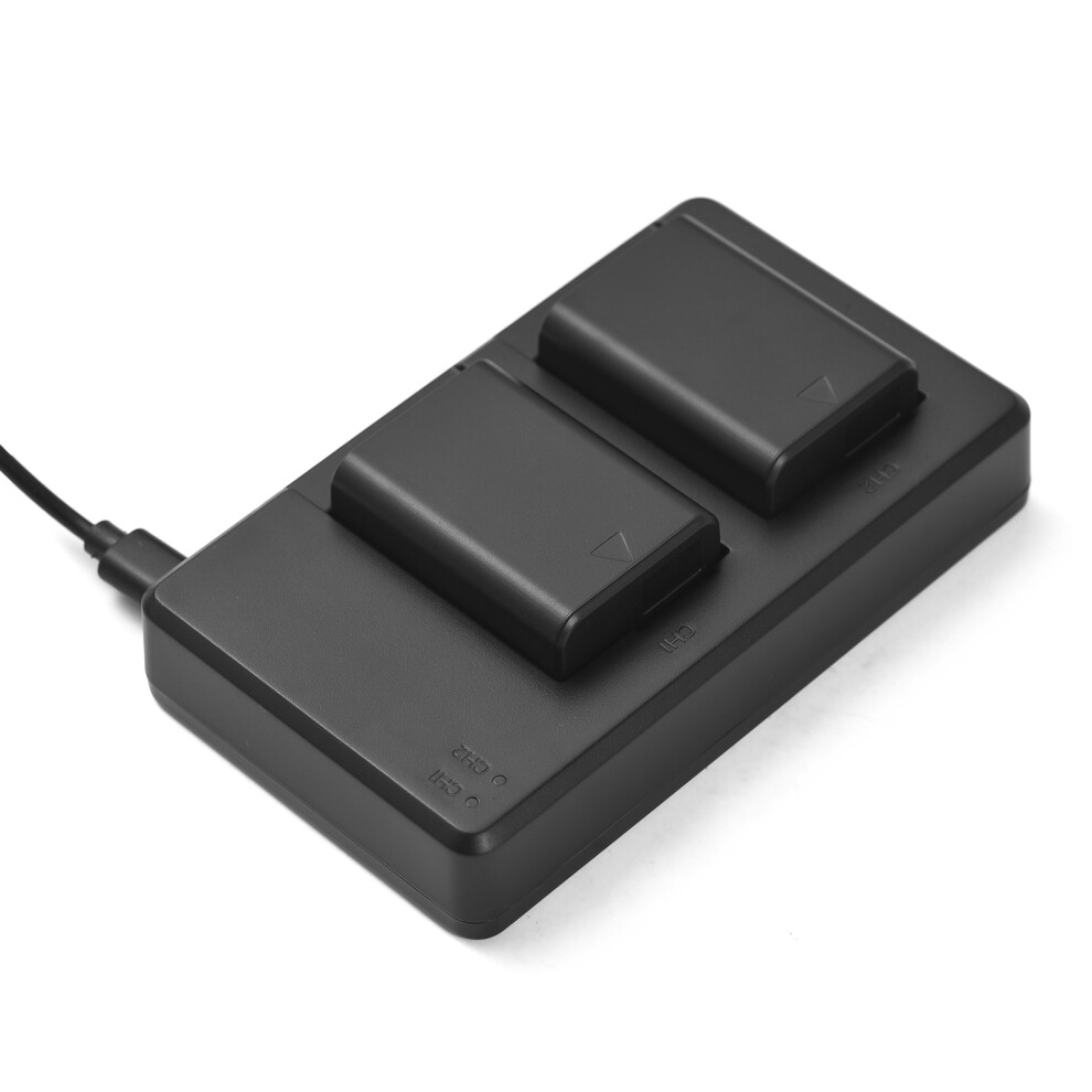 Camera NP-FW50 Battery Charger Kit with 2 Batteries 7.4V 2000mAh