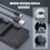 Kit batteria LP-E17 2x 1400mAh 7.2V 2-slot nero 7
