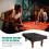 Modèle S/L Housse de table de billard noire Poids : 500-600 g 5