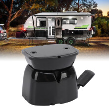 Gancio di chiusura per porta ABS per RV nero - Supporto robusto per RV