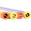 4 pezzi di bacchette per effetti sonori, multicolore, 38,8 cm 11