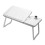 Table de lit pliante avec porte-boissons - Table pour ordinateur portable multifonctionnelle 12