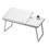 Table de lit pliante avec porte-boissons - Table pour ordinateur portable multifonctionnelle 3