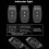 L30-EC/L30-C Luce frontale 1200mAh Nero 100x50x25mm 6