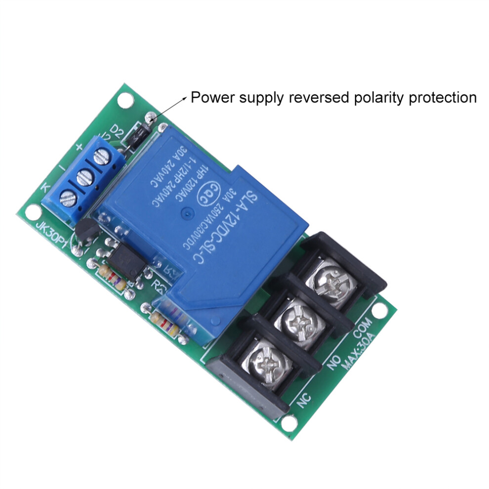 2Pcs 12V 30A Relay Module, Low Level Trigger, Optocoupler Isolation 5001334145875