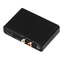 EARC Audio-Converter ARC zu RCA Analog Stereo Hochauflösungs-Multimediaport-Extraktor