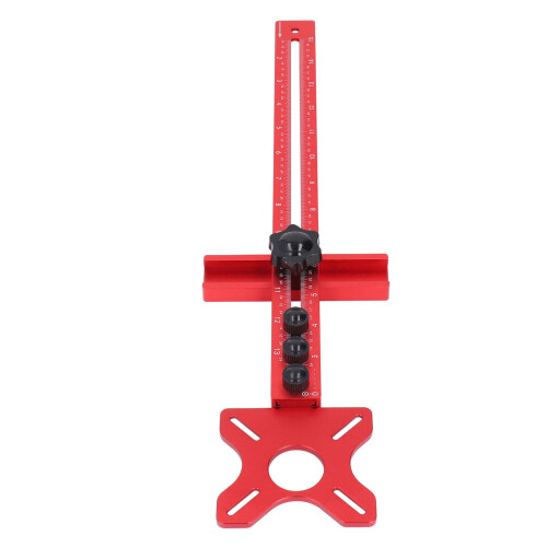 Support de fraisage pour défonceuse, longueur 445 mm, guide circulaire
