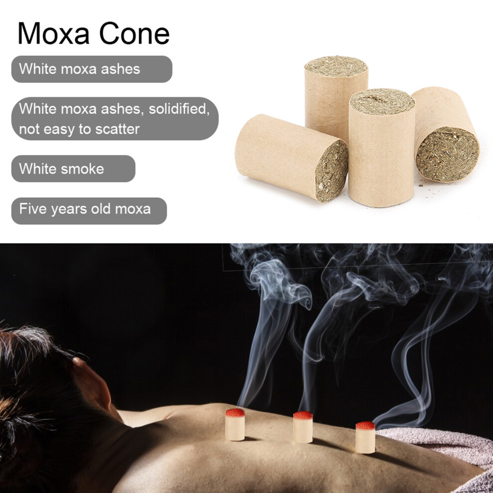 Health Care 108pcs Moxa Cone Moxibustion Tool for Acupuncture and Wellness