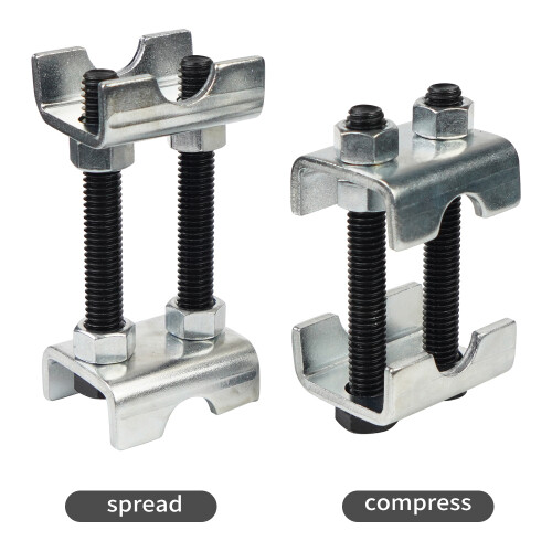 Spiralfeder-Abstandshalter 2er-Pack 1-2-Zoll-Lift Silber 1