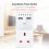 2 USB Ports Timer Socket UK Plug 5V 2.1A with Safe Timer Control 8