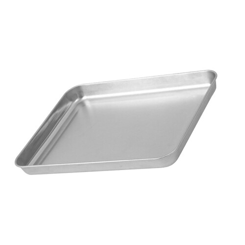 Bandeja para pan de acero inoxidable - Rectangular, Mediana