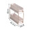 Versatile 2-Tier Rolling Storage Cart for Home Kitchen Bathroom (Plastic & Metal) 2