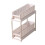 Versatile 2-Tier Rolling Storage Cart for Home Kitchen Bathroom (Plastic & Metal) 10