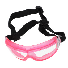 Occhiali da sole per cani protezione UV cornice rosa taglia M/L