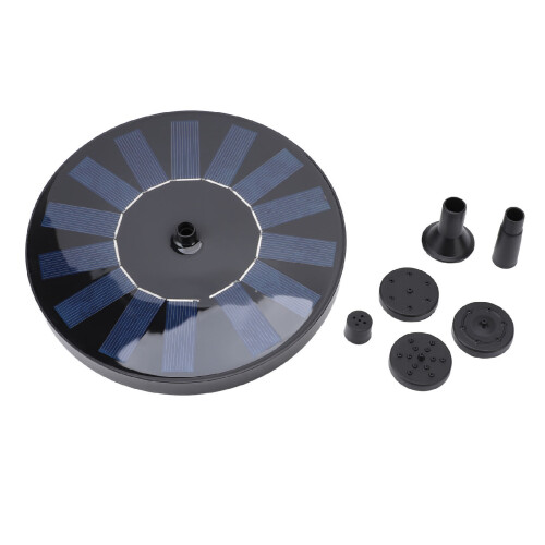 Pompa solare per fontana 7V 150L/H 45cm spray 1