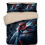(Blue,Double（3pcs）)3d Bedding Set Duvet Doona Quilt Cover Bed Set Pillowcase Sheet 2