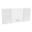 Specchio parasole per auto a tre pieghe, 1200 mAh, 30,2 x 13,5 cm 16