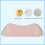 Cuscino di supporto lombare 55x26x11 cm rosa pesca 4