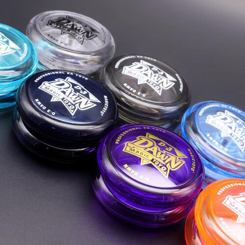Crystal Yoyo for Kids, 6x3x3cm, Plastic, Unresponsive, Random Color 1