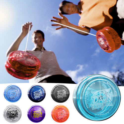 Crystal Yoyo for Kids, 6x3x3cm, Plastic, Unresponsive, Random Color 2