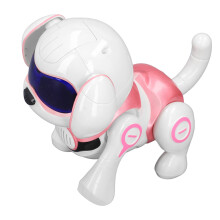 Juguete de perro robot inteligente rosa 9.1x7.1x3.9 in 650mAh