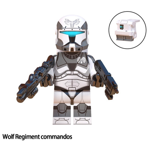 (Regiment) Wars The Star Clone Wars Building Blocks Wolfpack Wolfe Assembled Puzzle Toys