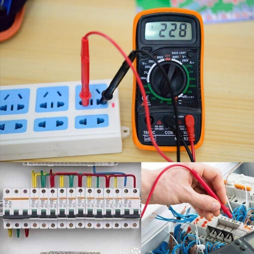 Professional Digital Multimeter Voltmeter Ohmmeter Ammeter Multi Tester Meter 2