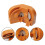 Ensemble d'affûteurs de mèches de perceuse, 10 pièces, 2-16 mm, orange 13
