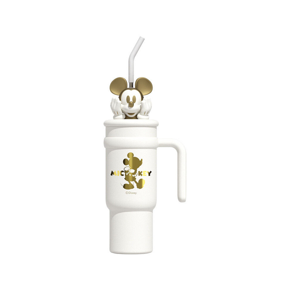 (White) Mickey Themed Mouse Vacuum Cup Stainless Steel Liner Cup Water Outdoor-image-OPC-PJCQRZC-NEW