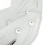Durable White Motorcycle Protector Jacket with Adjustable Fit and Removable Back Panel 16