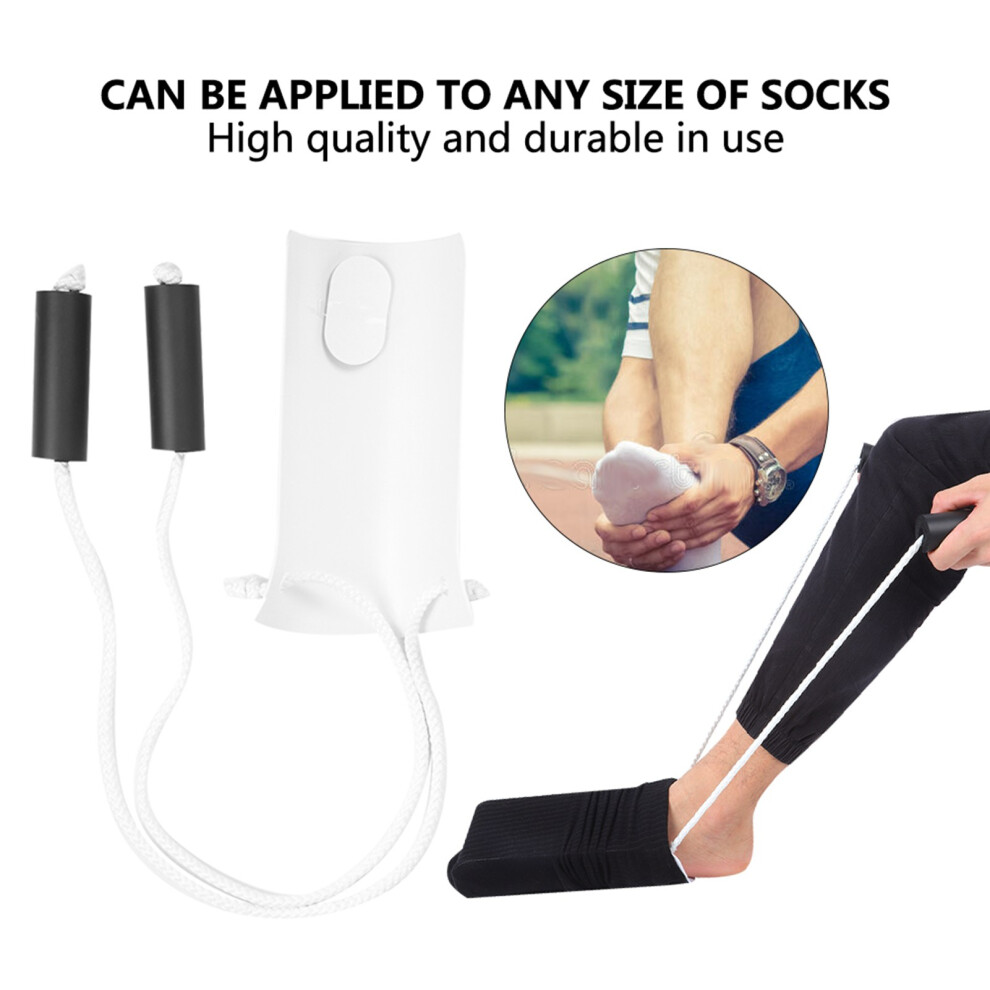 Elderly & Pregnant Woman Sock Slider No Bend Sock Aid Puller for Stockings
