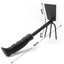 (Two Use Hoe) Cast Garden Iron Tool Hand Fork Trowel Planting Gardening Digging Outdoor