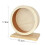 (S) Exercise Wooden Hamsters Wheel Silent Smooth Running Pet Decor Eco Friendly 1