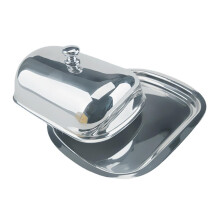 Stainless Steel Butter Container - Butter Dish With Lid, Fridge Safe, Breakfast Table Accessory