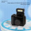Caméra d’action 2 MP 1080p Écran couleur compact 128 Go 10