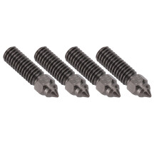 4 Stück Extruder-Düsen für CR K1, gehärteter Stahl, glättend, langlebig, verstopfungsresistent, 3D-Druckerdüsen 0,3 mm