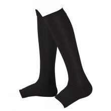 Atmungsaktive Waden-Kompressionsmanschetten, Zehenfreie Lauf-Socken, Fit Sport