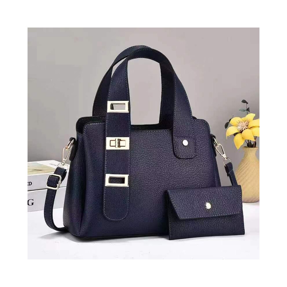 (Blue) Womens Sophisticated Fashion Handbag Stylish Large Capacity Tote Every Occasion For-image-OPC-PJCRJN5-NEW