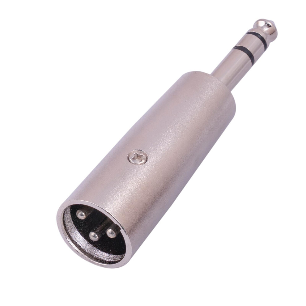 6.35Mm 1/4 Inch Trs To Xlr Audio Adapter Male To Male Xlr Connector For Microphone, Mixer, Speaker, Amplifier 6482260391946