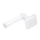 2 pezzi portacappelli retrattile 15-20 cappelli forma a L bianco 12